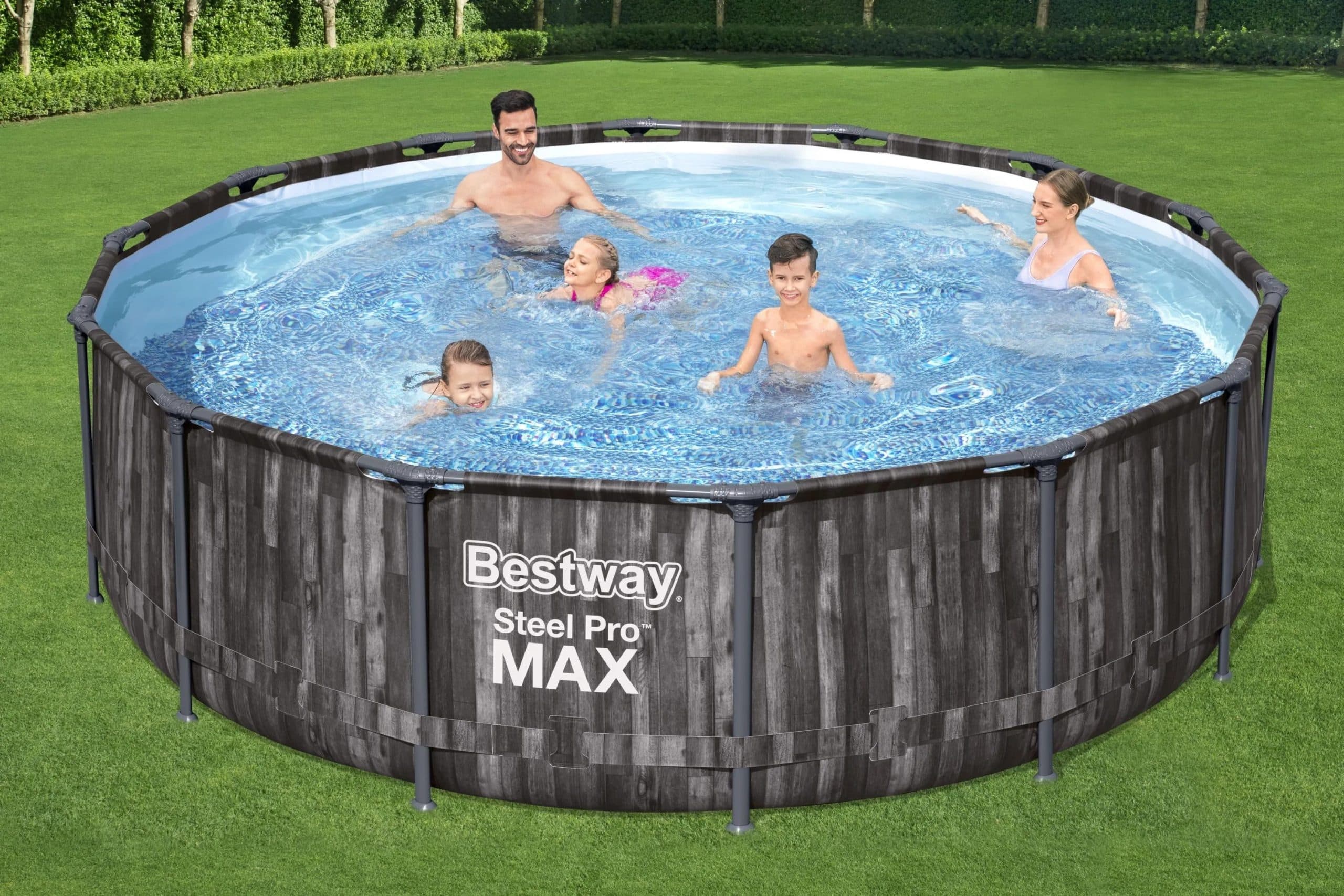 Basen na stelażu Steel Pro Max okrągły - śr. 427 cm, wys. 107 cm