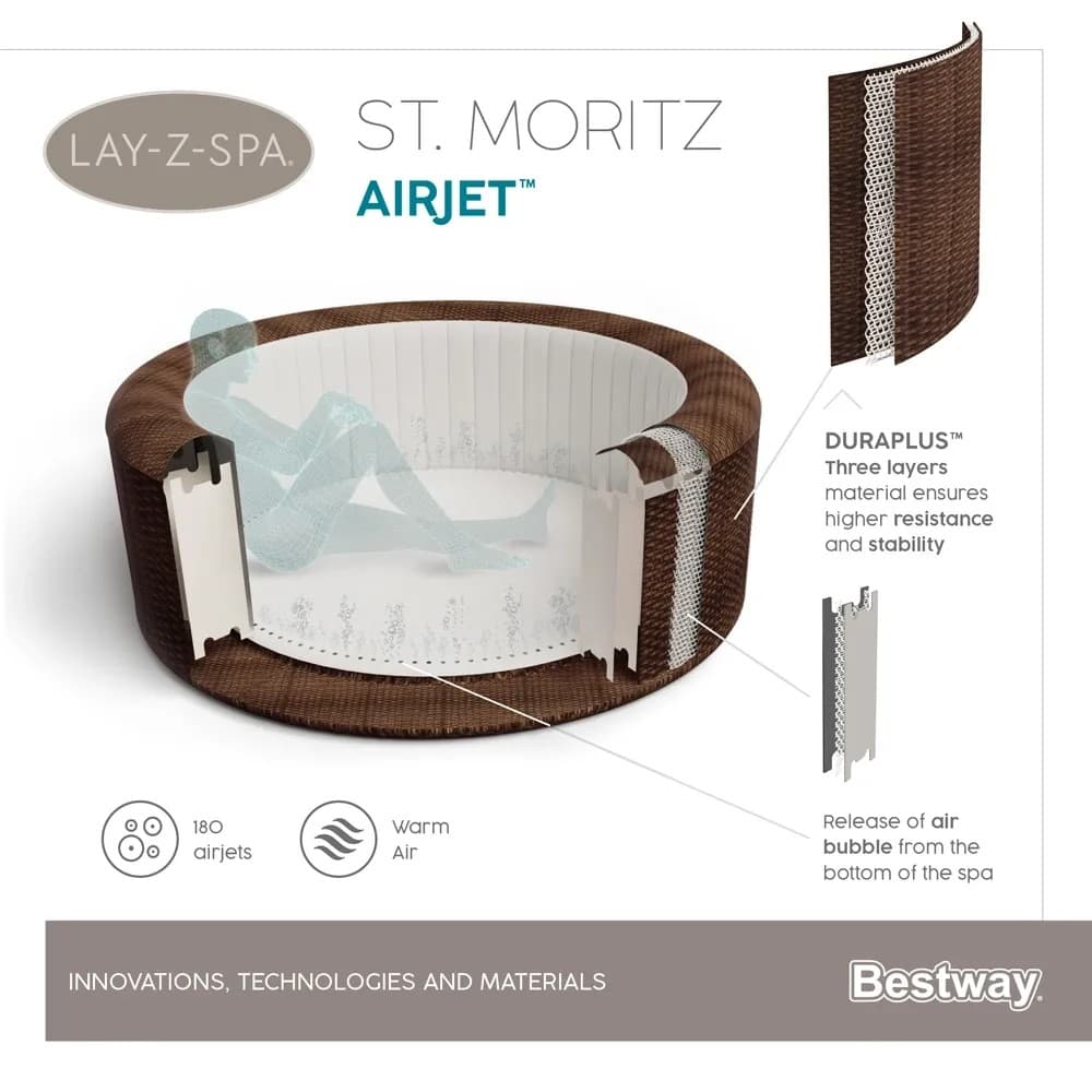 Spa ogrodowe Lay-Z-Spa ST. MORITZ