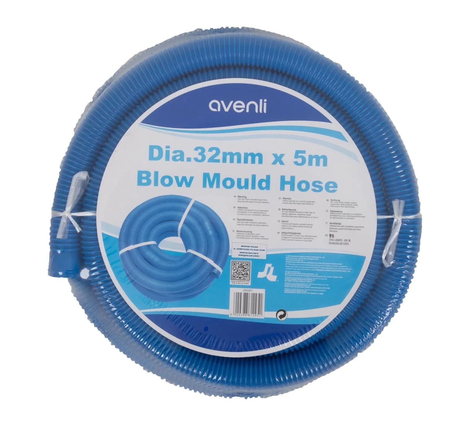 Wąż do filtrów basenowych niebieski - 5 m