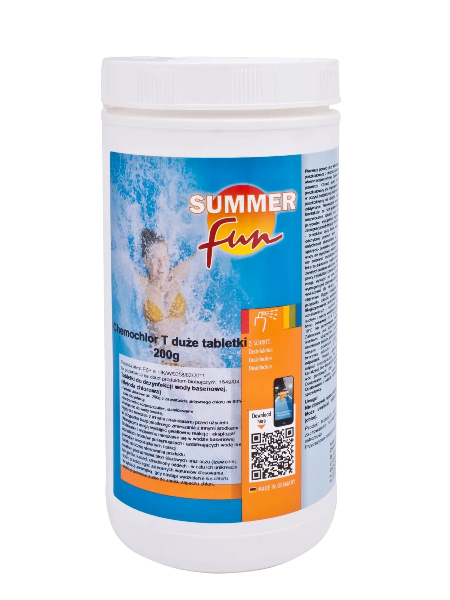 Summer Fun Chemochlor T tabletki 200 g 1 kg