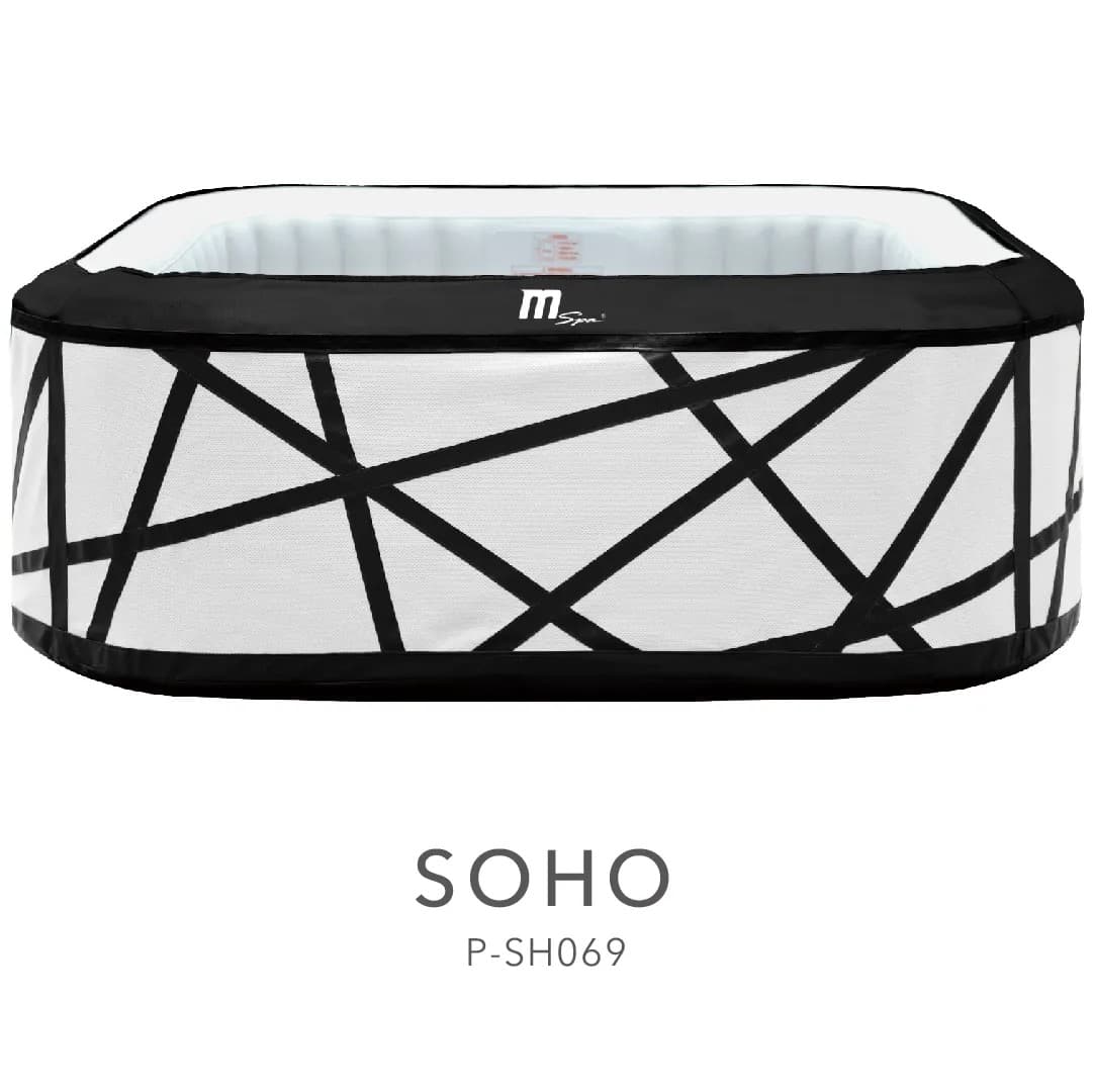 Wanna z hydromasażem mSpa PREMIUM SOHO - poj. 930 l
